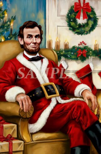 Abraham Lincoln Plays Santa