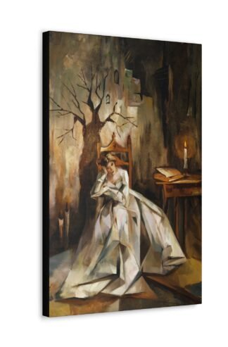 "Limits" - Women in White Series - Canvas Gallery Wrap - 4 Sizes