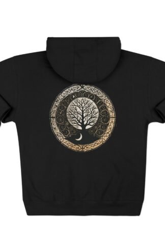 Ancient Wisdom - Mystical Tree of Life - Black Hoodie